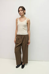 White Grace Top  Knit Tank