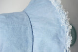 Blue Keanu Heavy Cotton Twill Raw Edge Bucket Hat