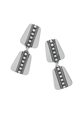 Pretty Tough Geo Post Drop Earrings