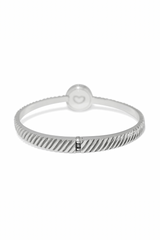 Illumina Celeste Dome Hinged Bangle