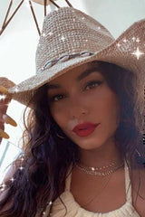 Kalani Raffia Western Rancher with Wire Brim for Shaping