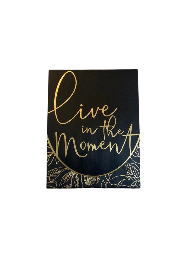 Luxe Botanical- Live In The Moment Pocket Notepad