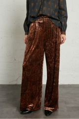 Khaki Printed Pants