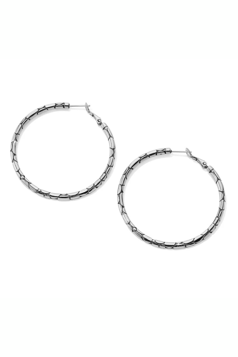 Pebble Large Hoops