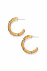 Meridian Geo Open Hoop Earrings