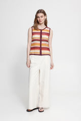 IHORIANA Multicolor Knitted Top