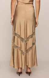 Kori Lace Inset Midi Skirt