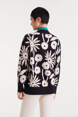 Tofu Print Jacquard Jacket