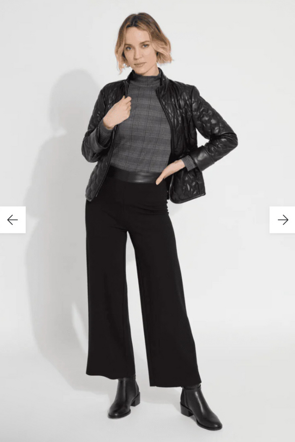 Denver Hi Waist Wide Leg Ponte Pant