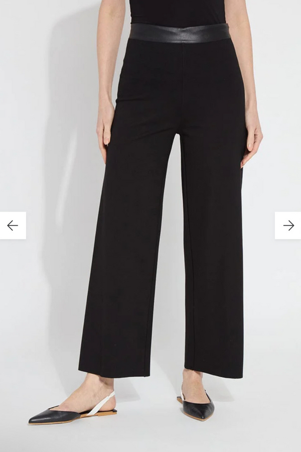 Denver Hi Waist Wide Leg Ponte Pant