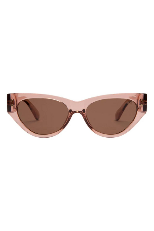 Carly Watermelon / Brown Polarized Lens Sunglasses