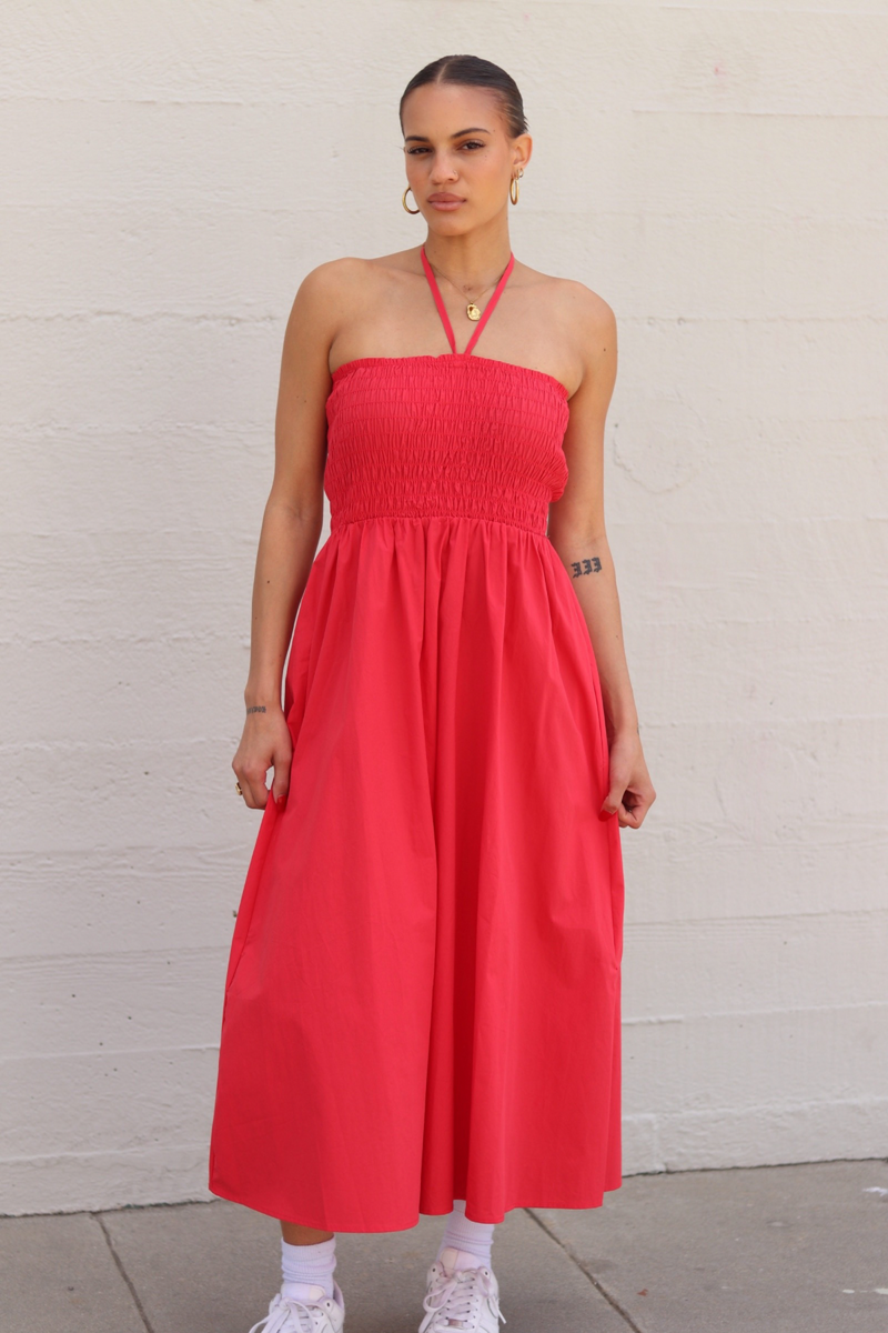 Osorio Red Dress