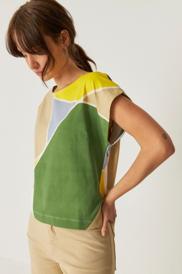 Eider-Gots Green Multi T-Shirt