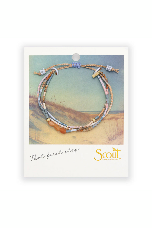 Mixed Media Bracelet - Inspiration/Red Aventurine/Gold