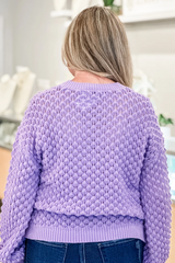 Violet Parker Bubble Long Sleeve Sweater