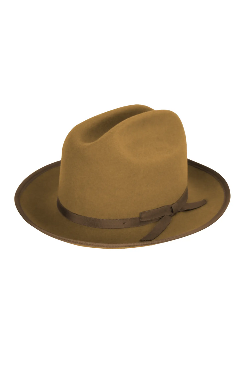 Tan Rough Road Wool Felt Hat