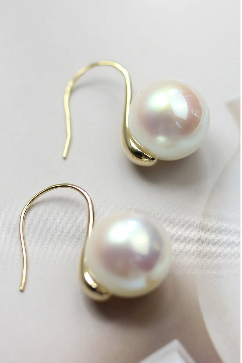 Simple and Elegant Pearl Earrings