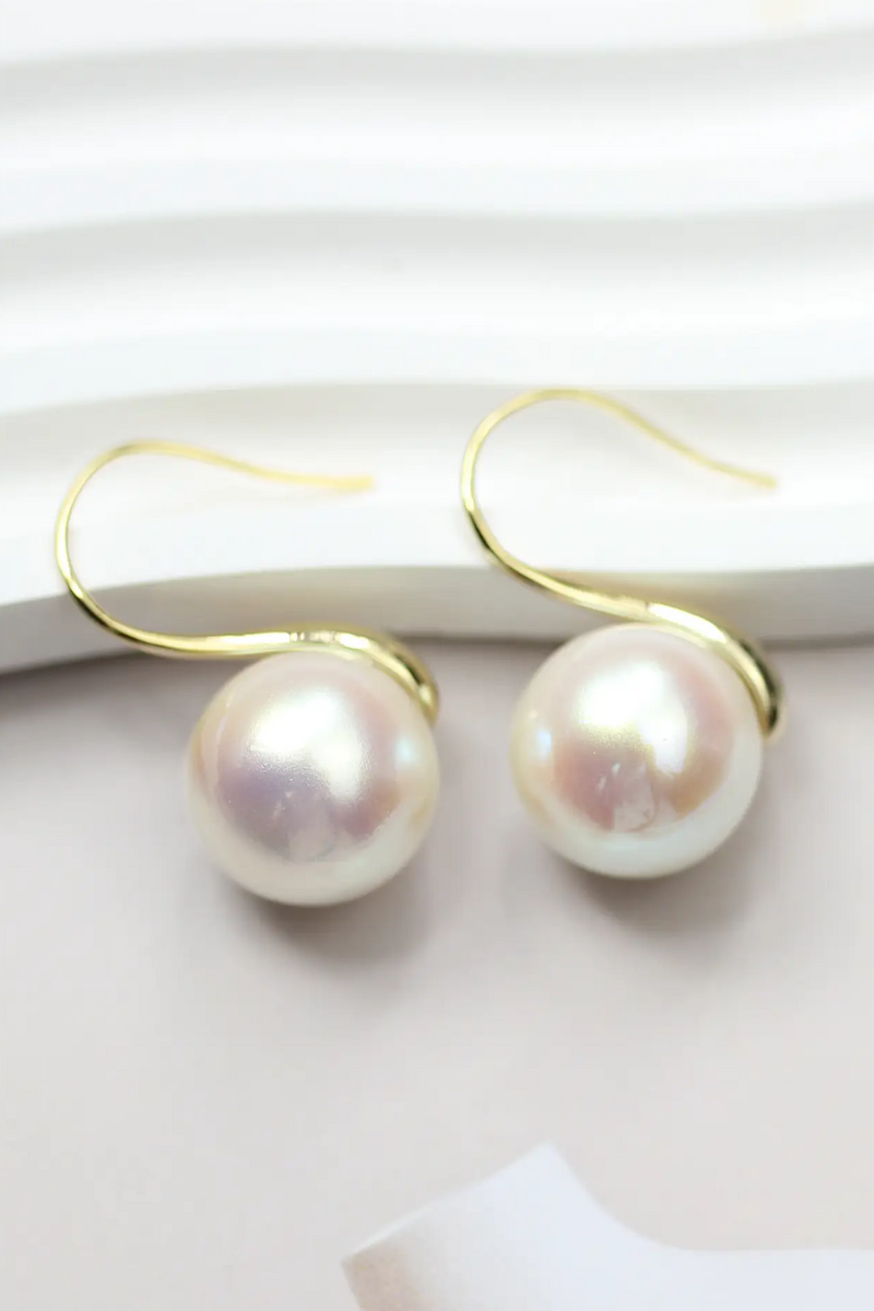 Simple and Elegant Pearl Earrings