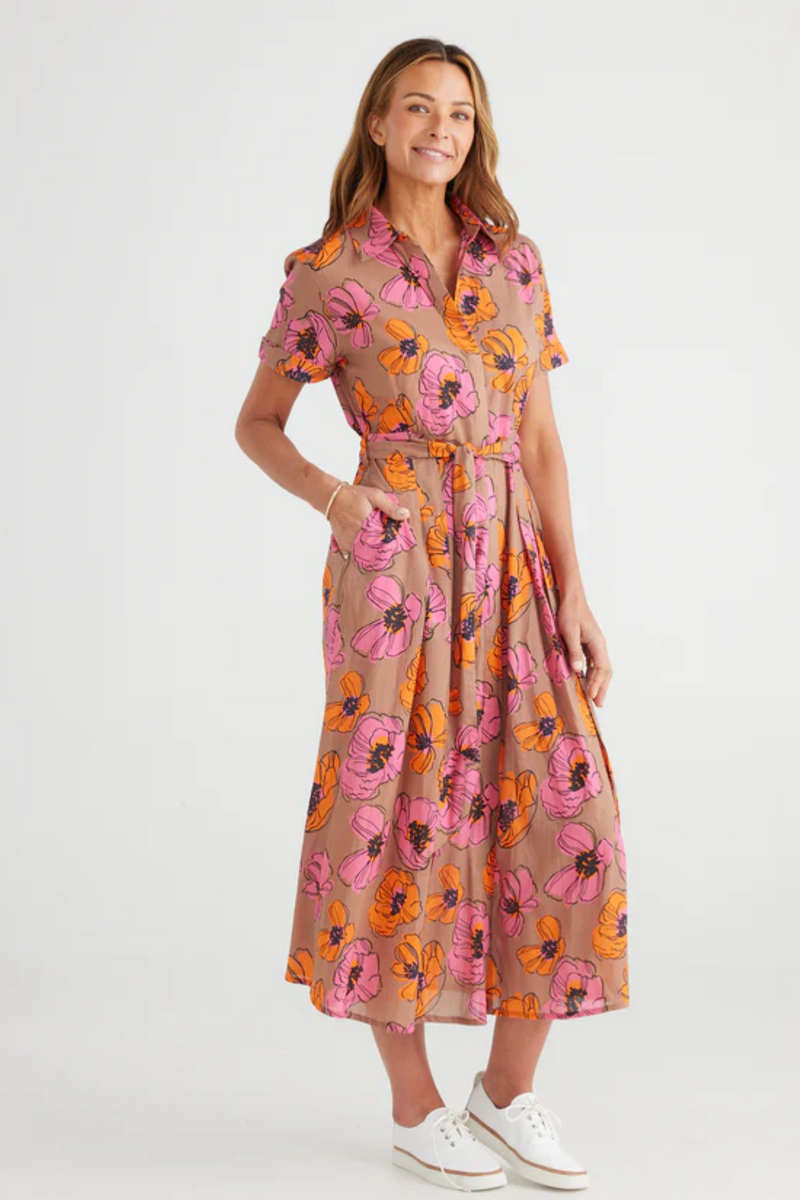 Bromley Rosselini Short Sleeve Dress