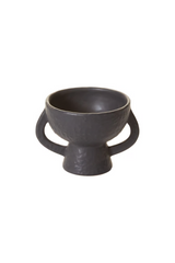 Black Mitia Footed Compote