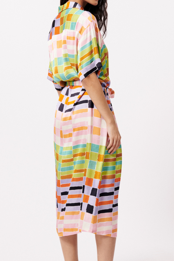 Multi Color Paige Midi Dress