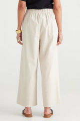 Natural with Black Stipe Second Valley  Drawstring Pants