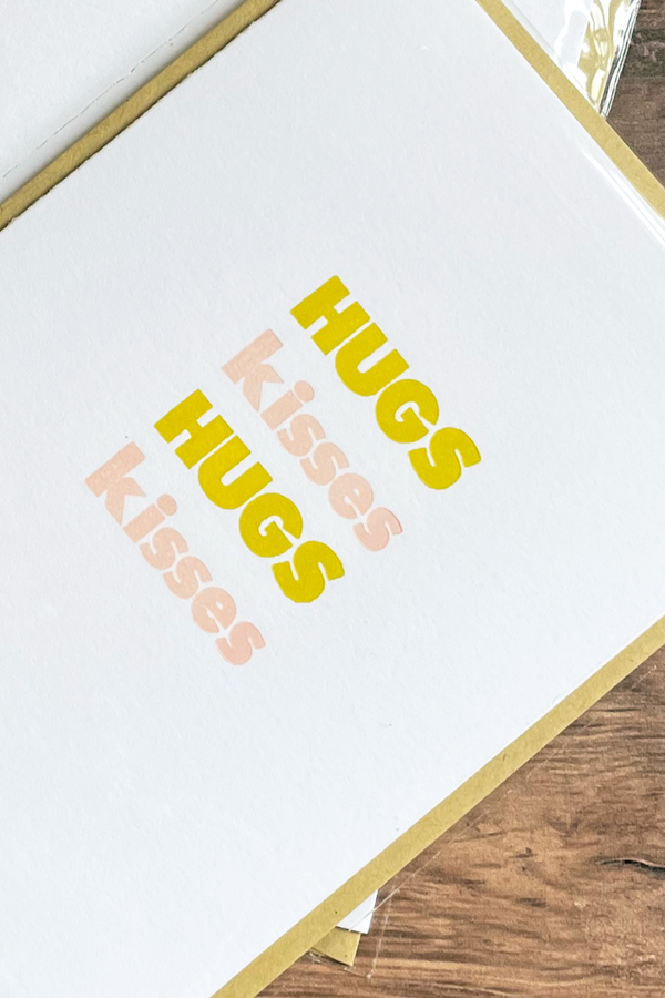 Hugs and Kisses Greeting Card