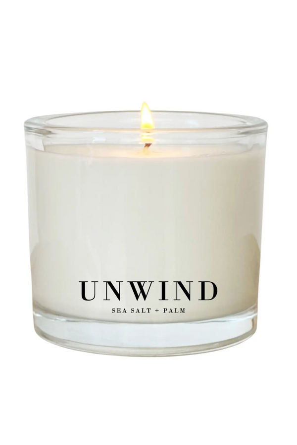 Unwind | Sea Salt & Palm Coconut Wax Candle