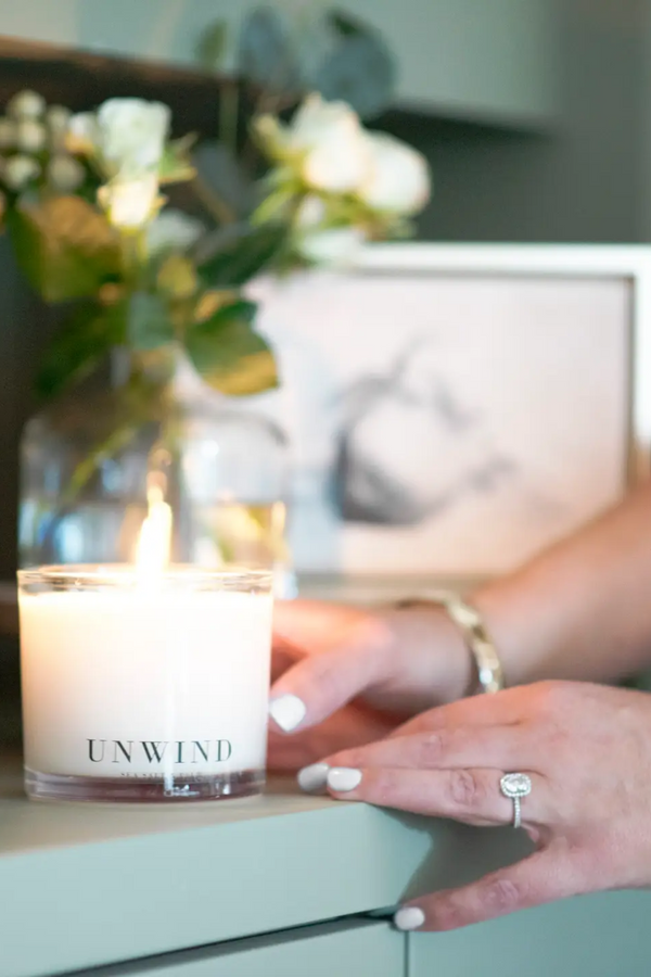 Unwind | Sea Salt & Palm Coconut Wax Candle