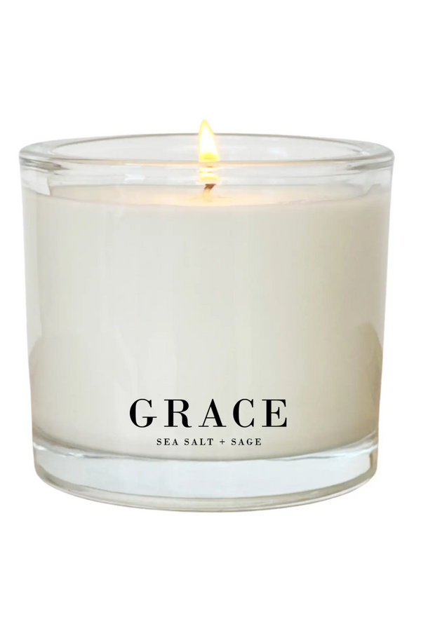 Grace | Wood Sage + Sea Salt Coconut Wax Candle