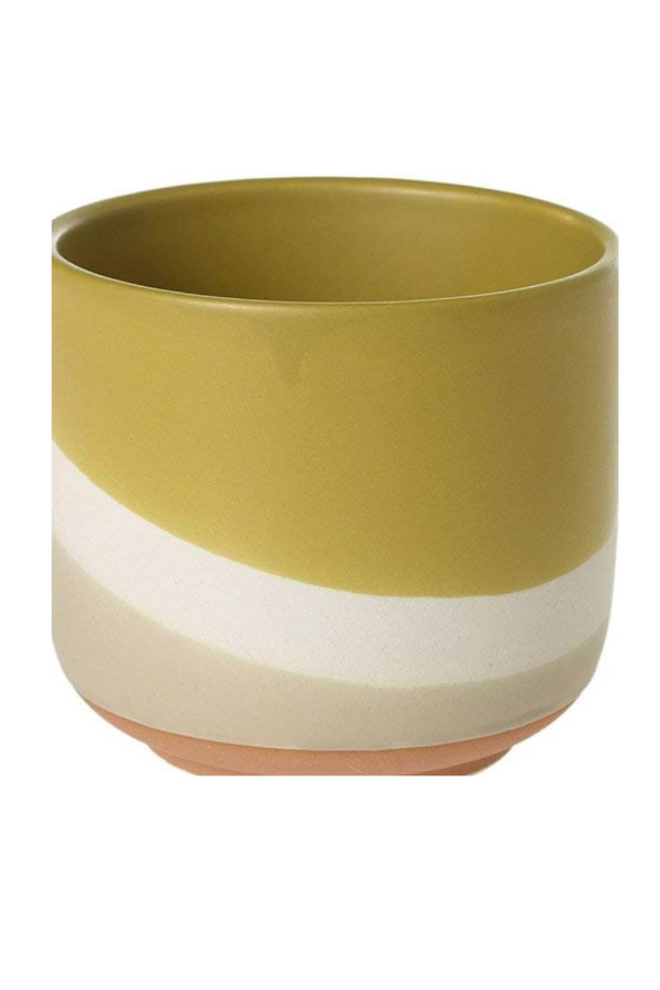 Mustard/Natural Tone Colorway Pot