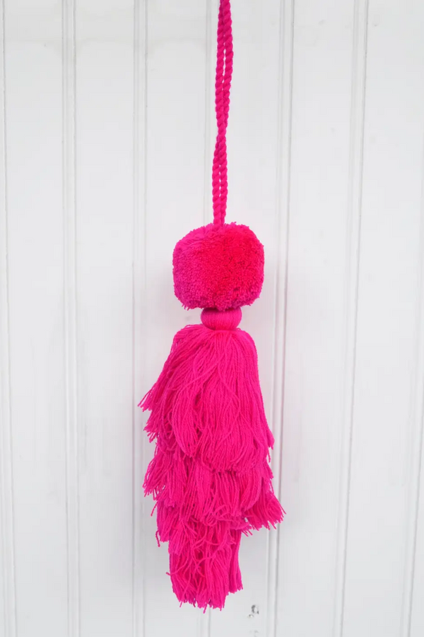 Hot Pink Tassel