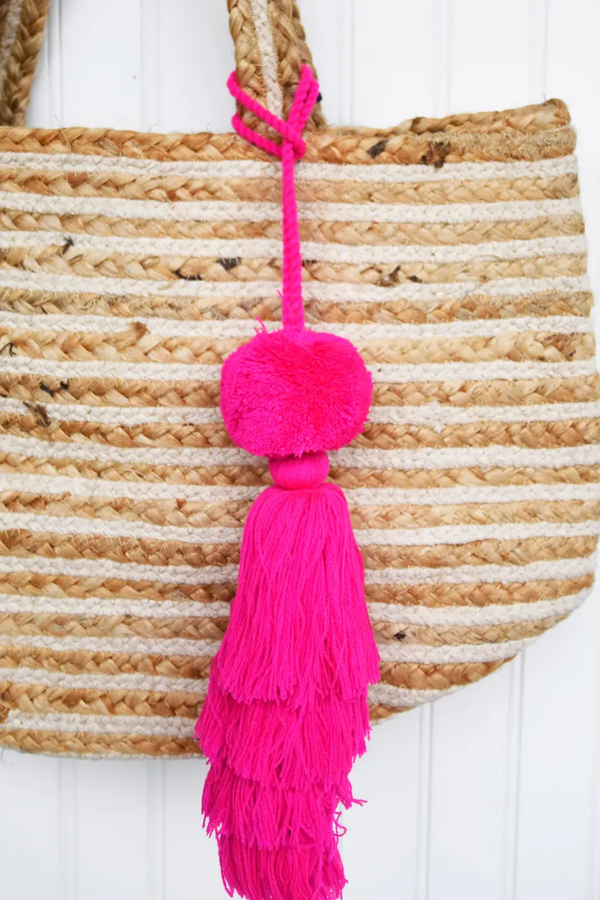 Hot Pink Tassel