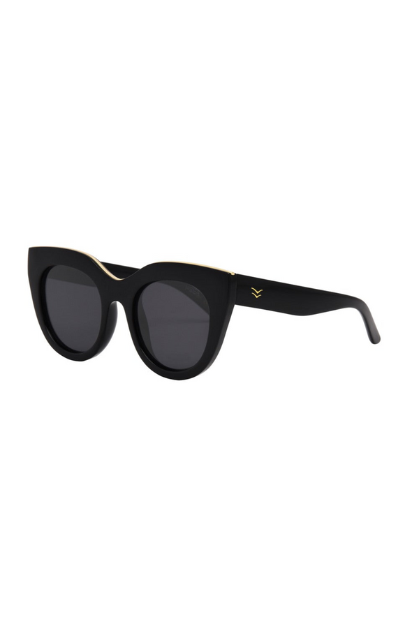 Lana Black Smoked Polarized Lens Sunglasses