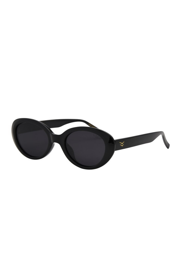 Monroe Black Smoked Polarized Lens Sunglasses