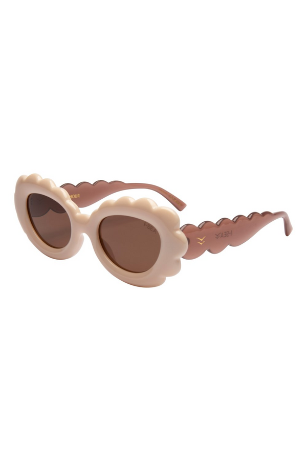 Golden Hour Coconut Brown Polarized Lens Sunglasses