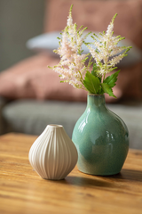 Cream Bud Vase