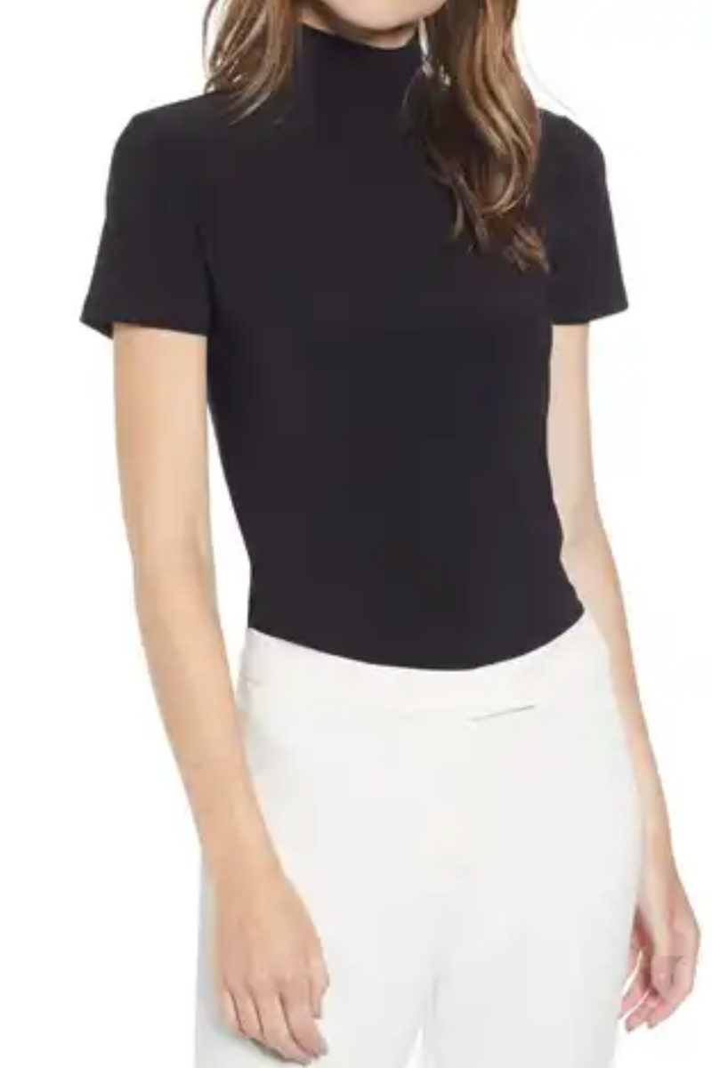 Less is More Black Tee