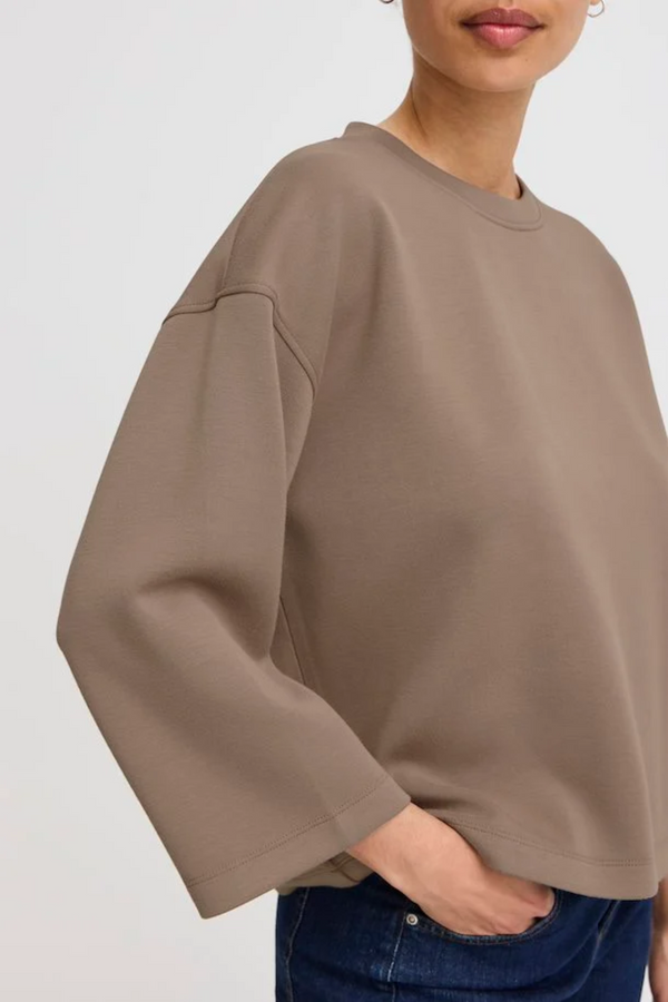 Walnut ByTullas Mid Sleeve Top