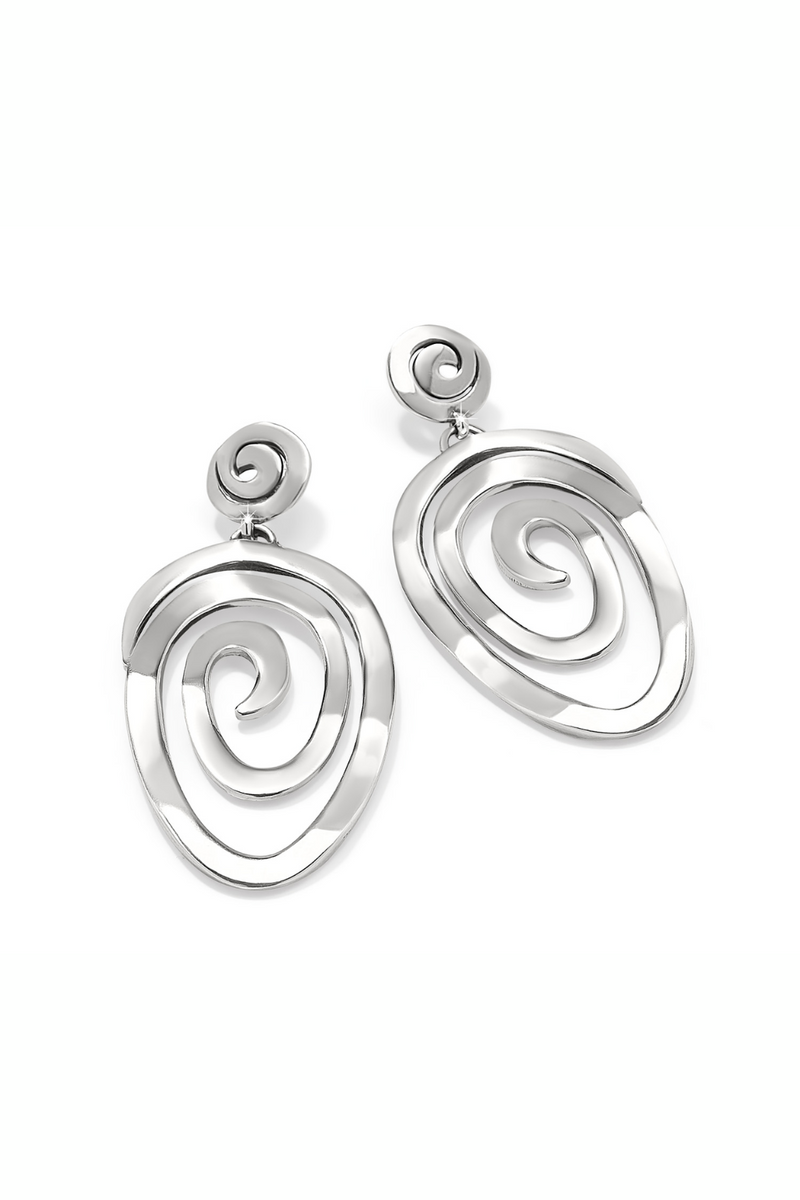 Silver Vertigo Vibe Earrings