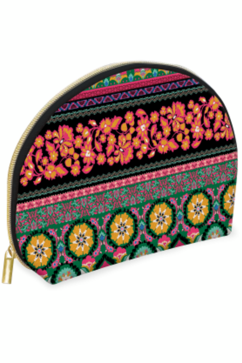 Global Garden Medallion Cosmetic Bag