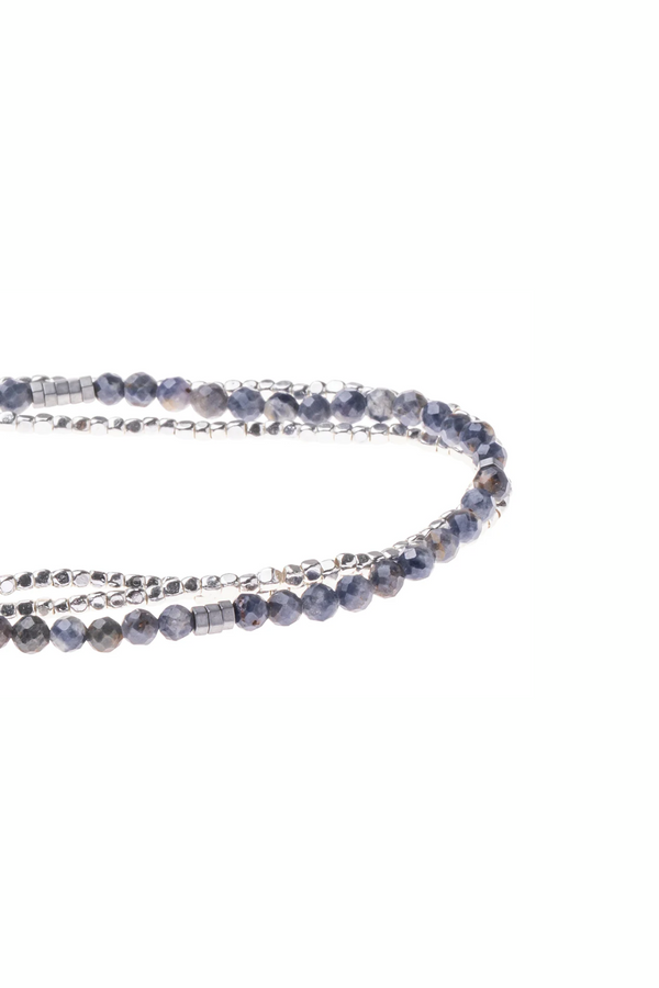 Lolita Sunstone/Silver - Stone of Energy Delicate Stone Bracelet/Necklace