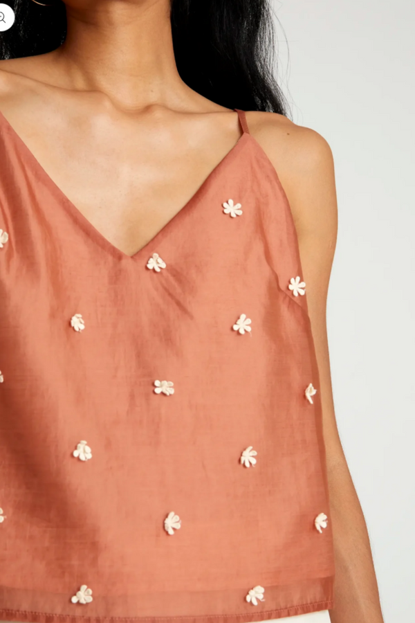 Floral Strap Top