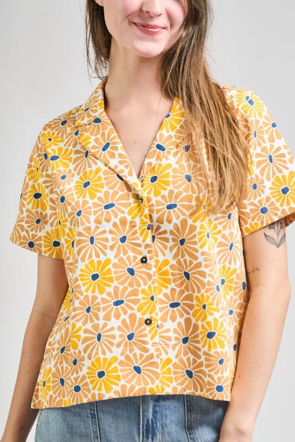 Sunny Floral Camp Shirt