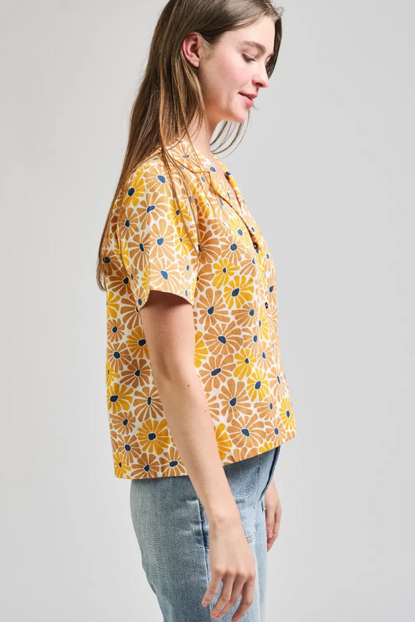 Sunny Floral Camp Shirt