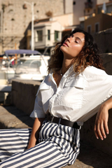 Blue Stripe Pants