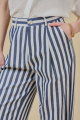 Blue Stripe Pants