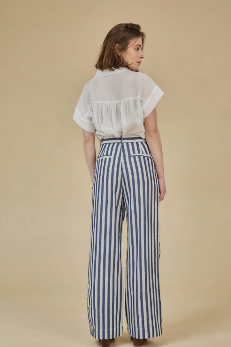 Blue Stripe Pants