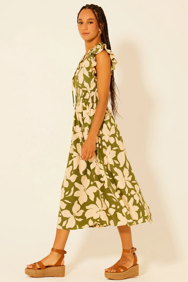 PASEO De Oro Cedar Floral Dress