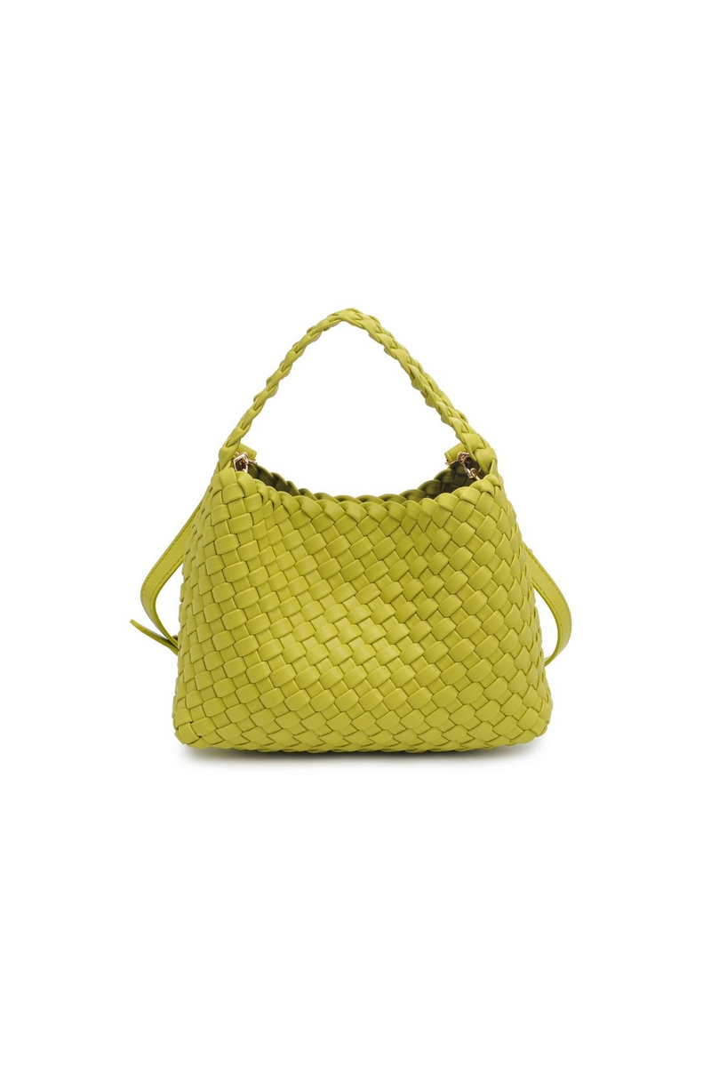 Lemon Kaia Woven Crossbody